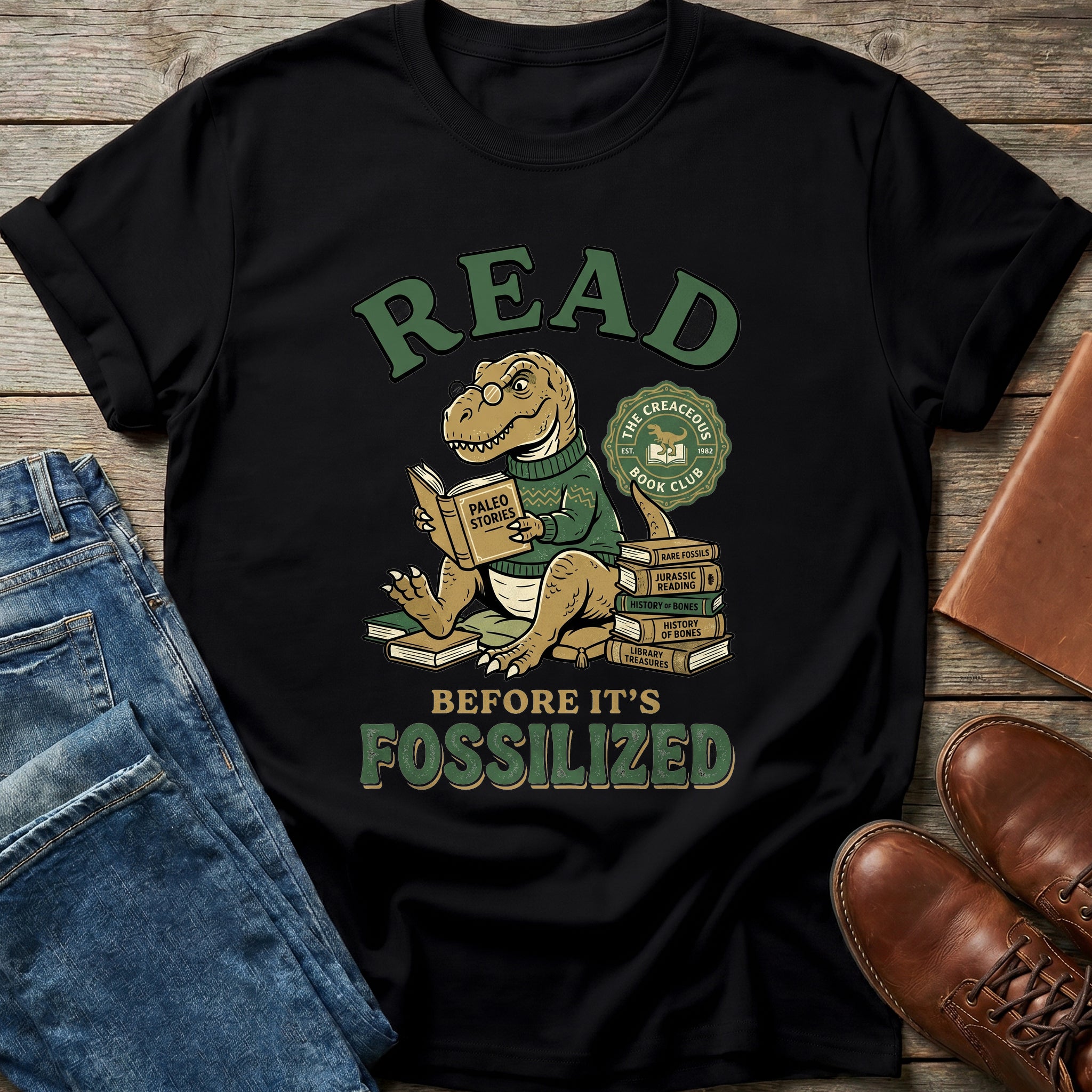 Read Before It's Fossilized T Shirt