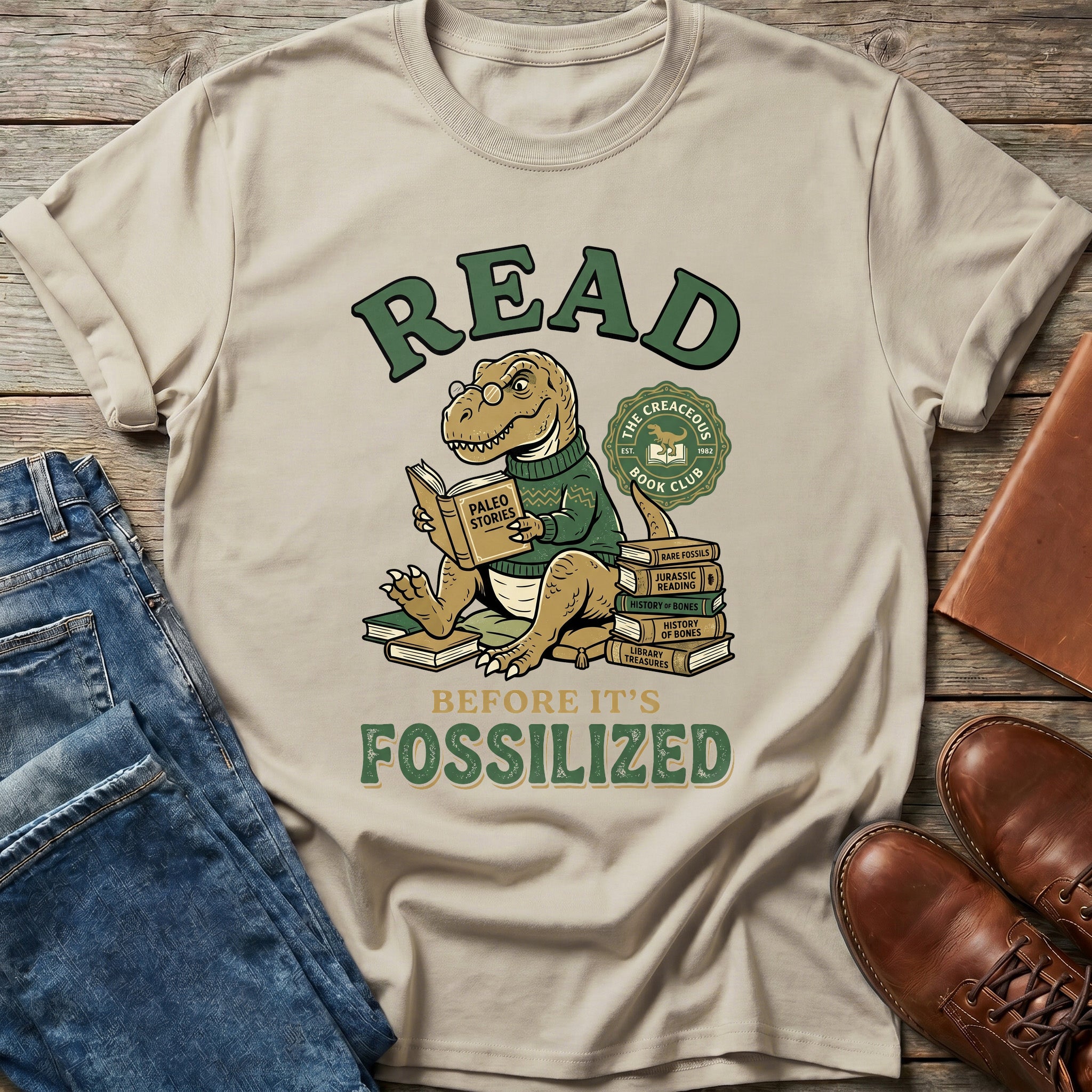 Read Before It's Fossilized T Shirt