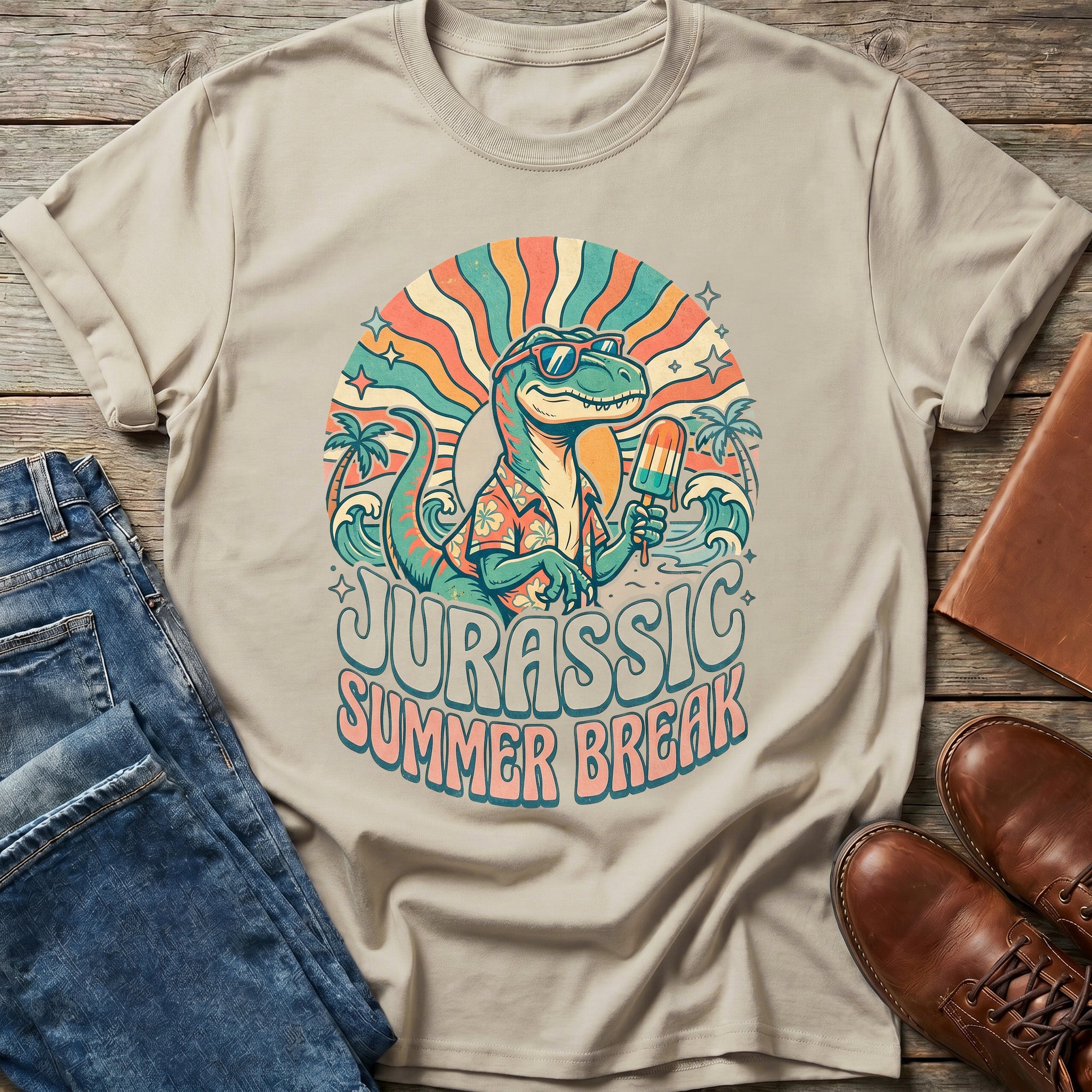 Jurassic Summer Vibes T Shirt