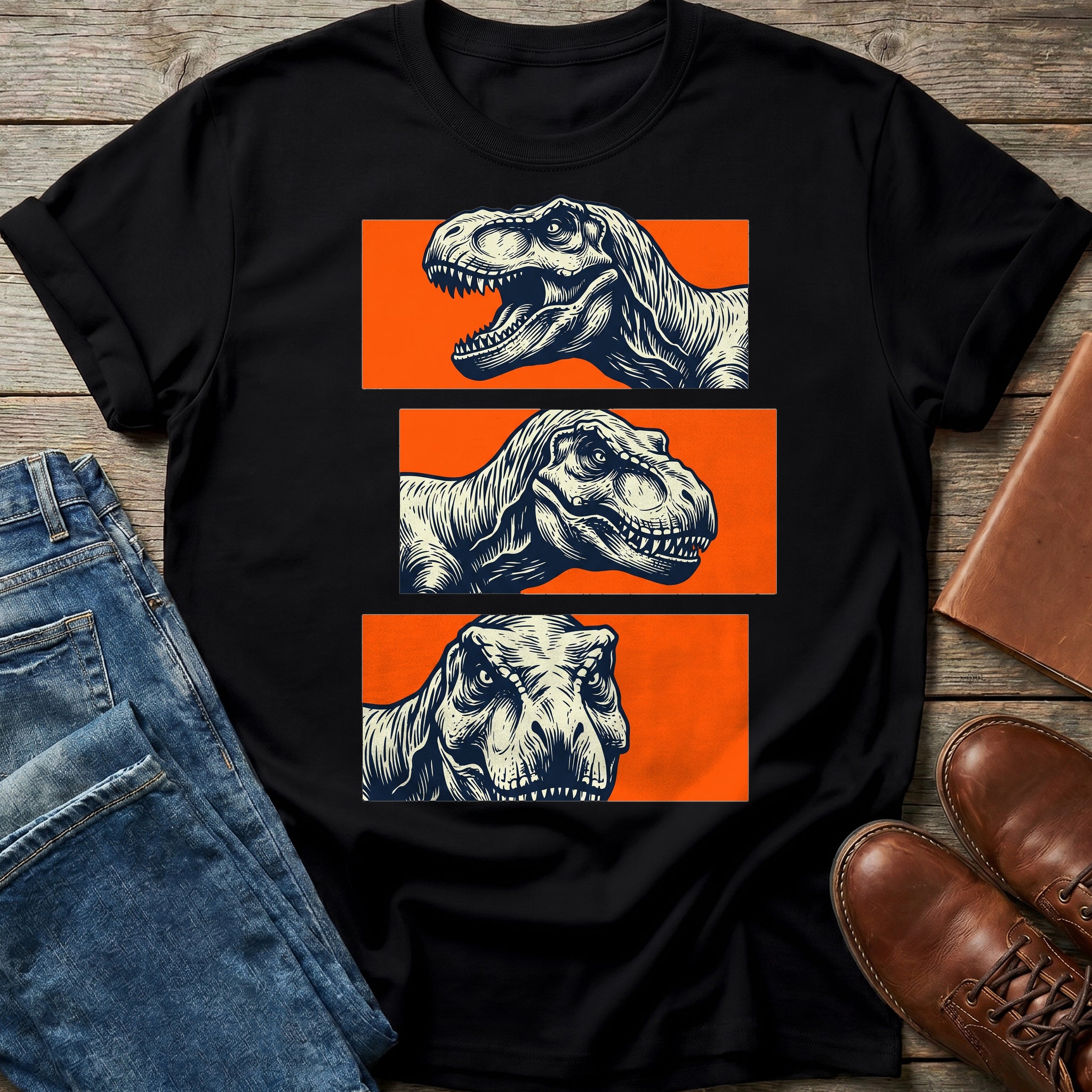 Three Faces of Rex T Shirt