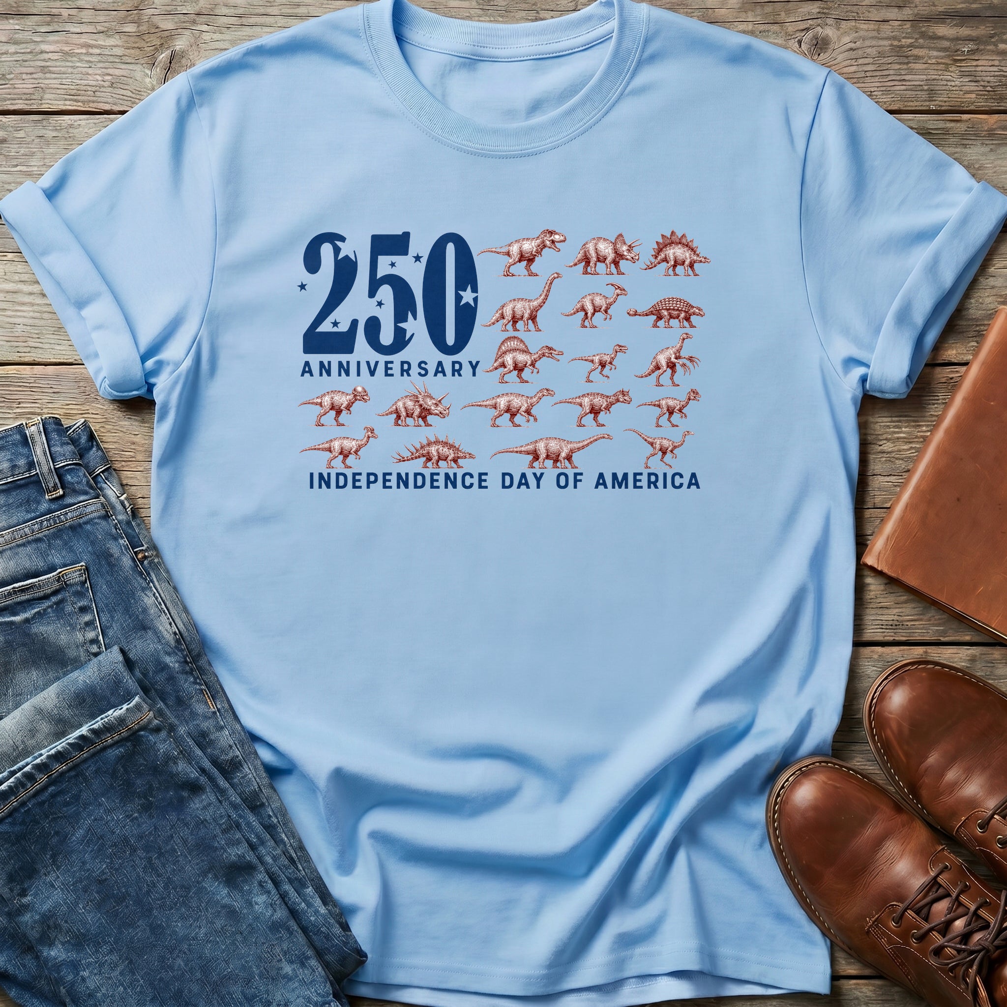 250 Years Of Freedom Roar T Shirt