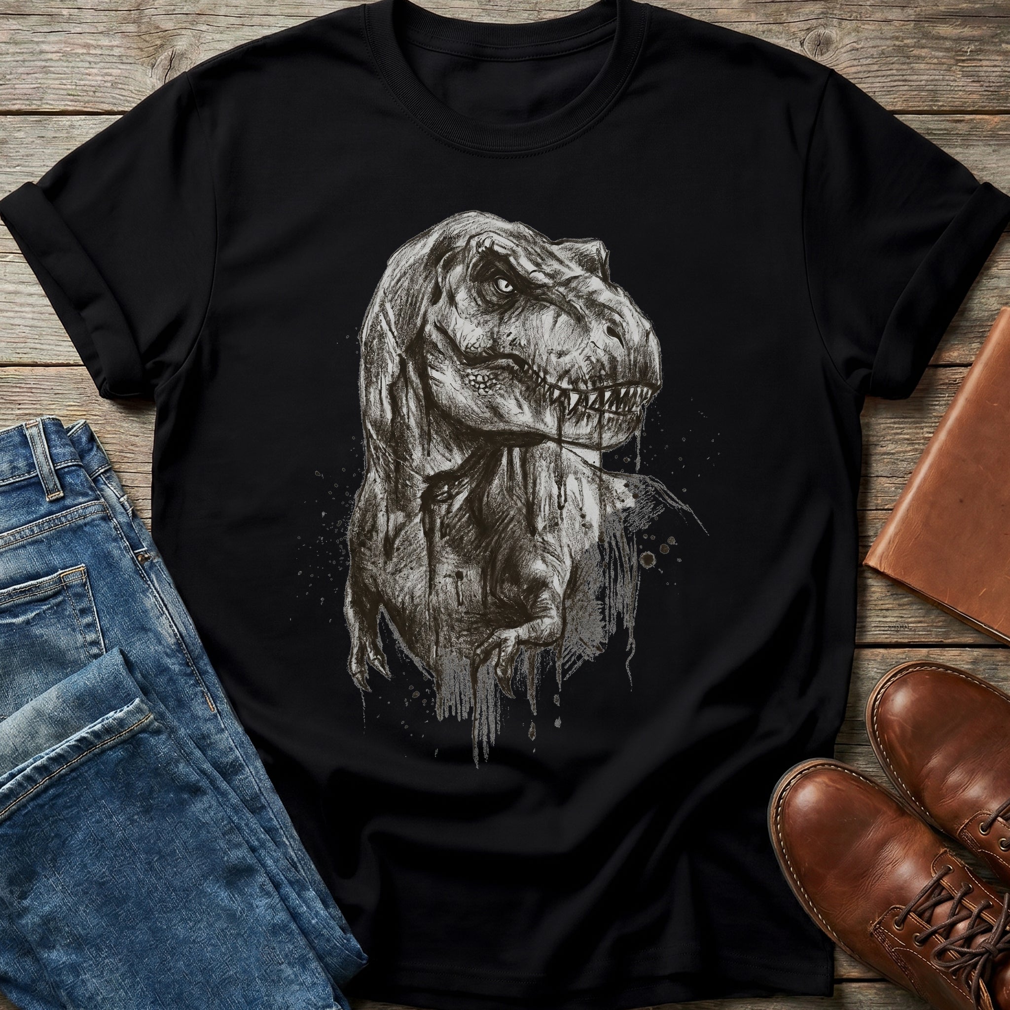 Fierce T-Rex Grudge T-Shirt