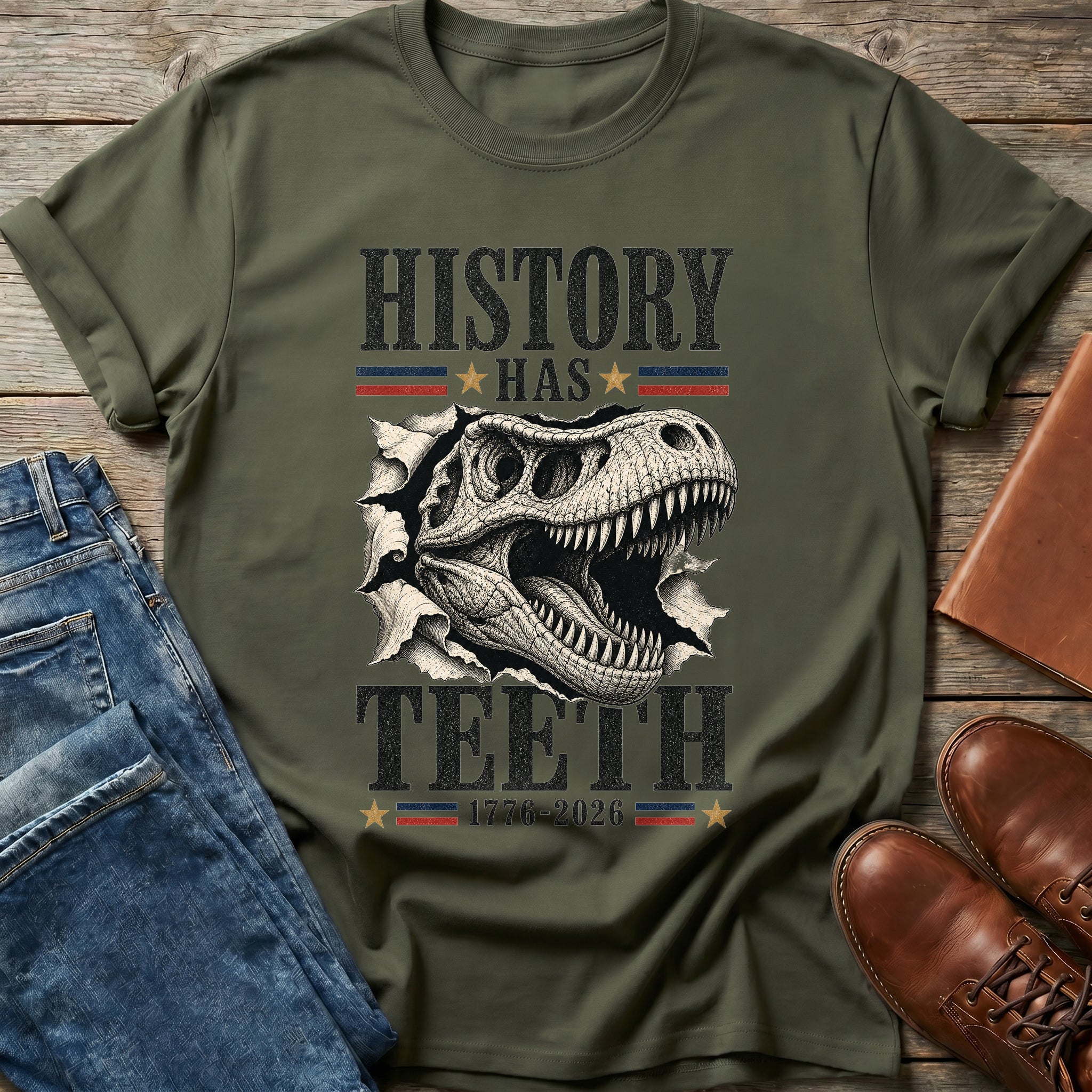 History Has Teeth T Shirt