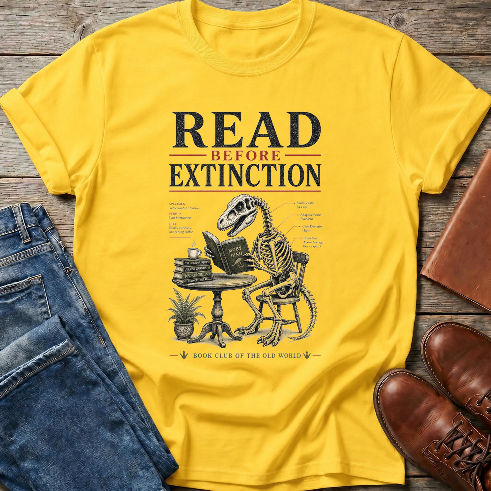 Read Before Extinction T Shirt