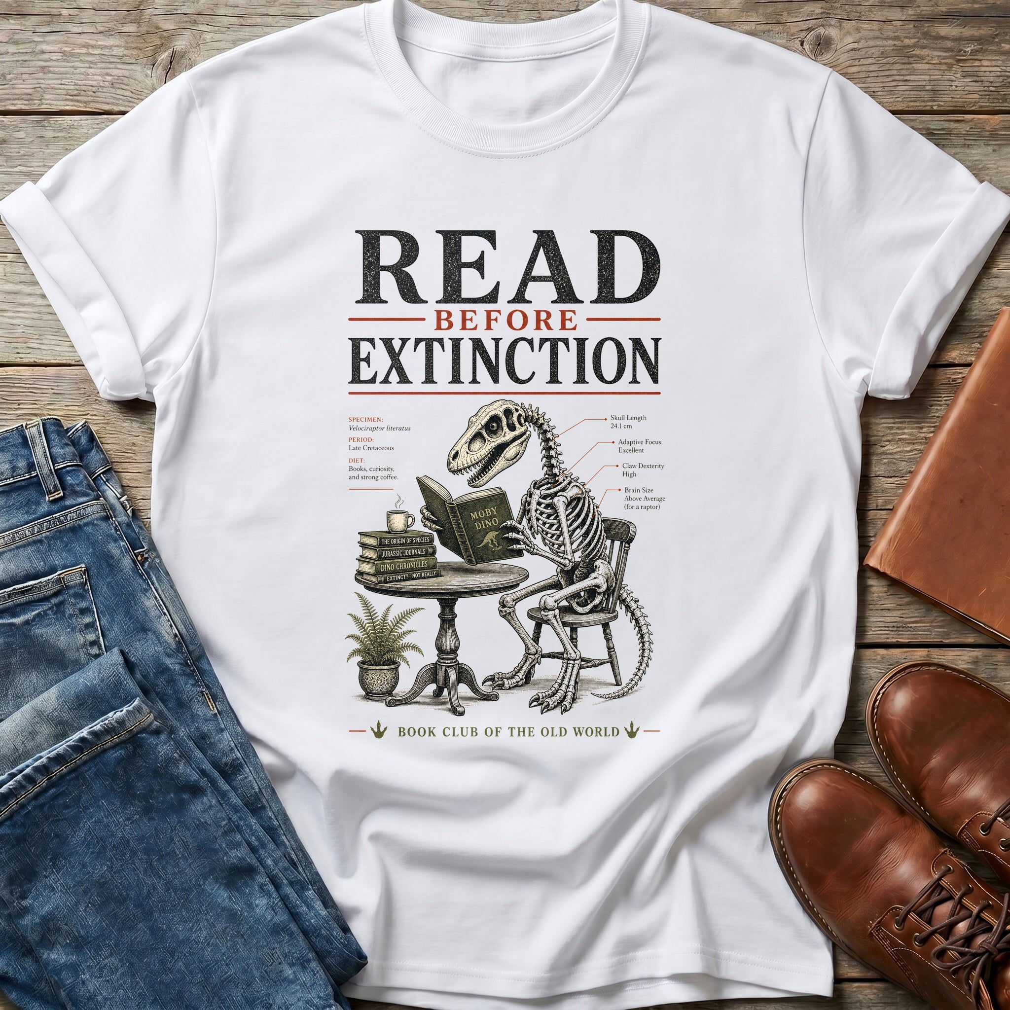 Read Before Extinction T Shirt