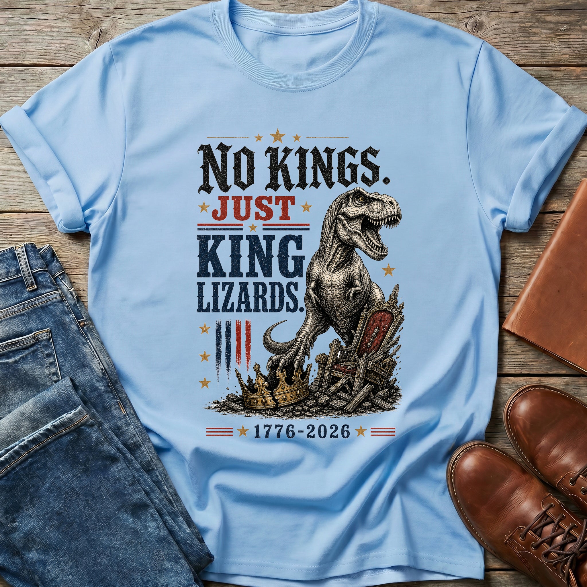 No Kings Just King Lizards T Shirt