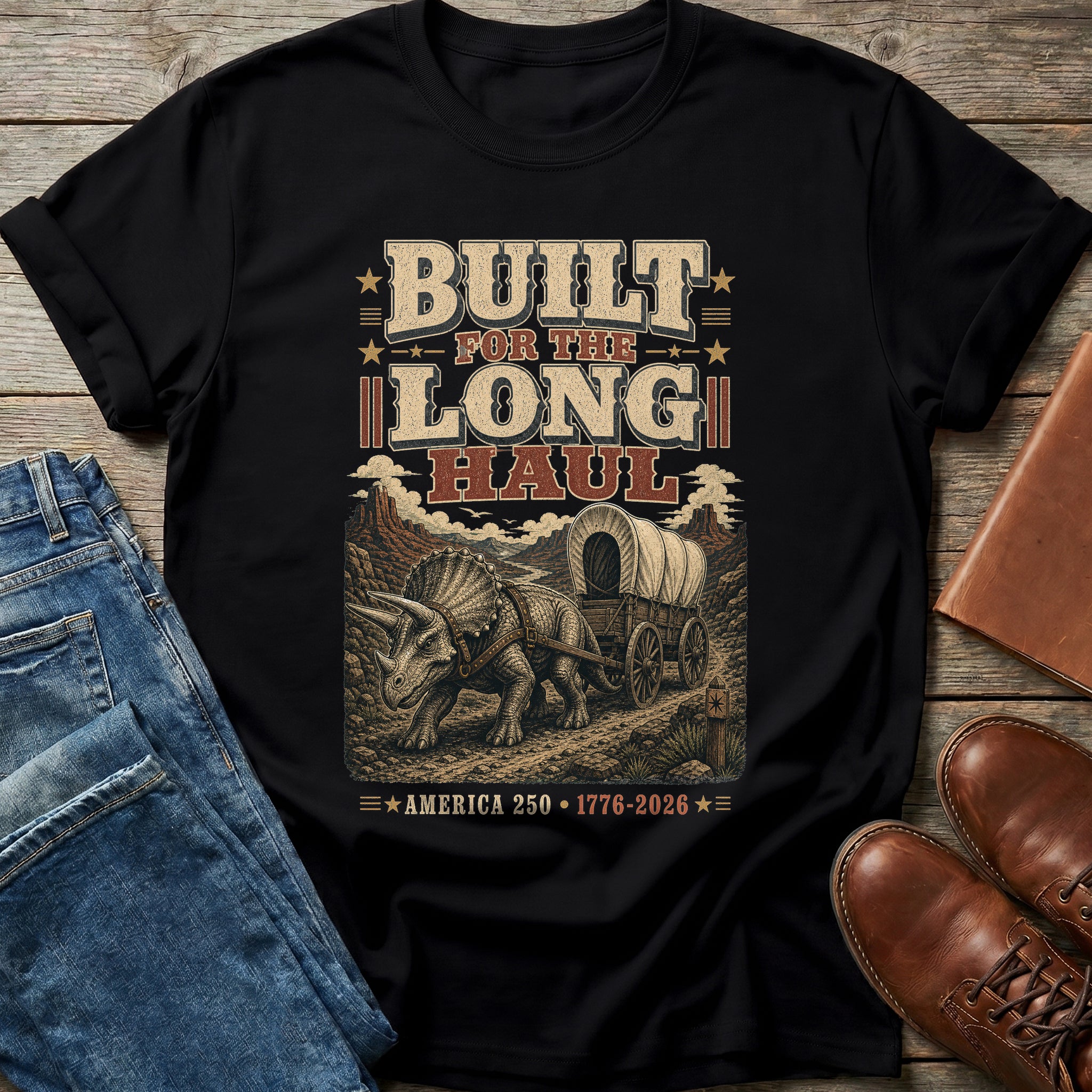 Built For Long Haul Dino T Shirt