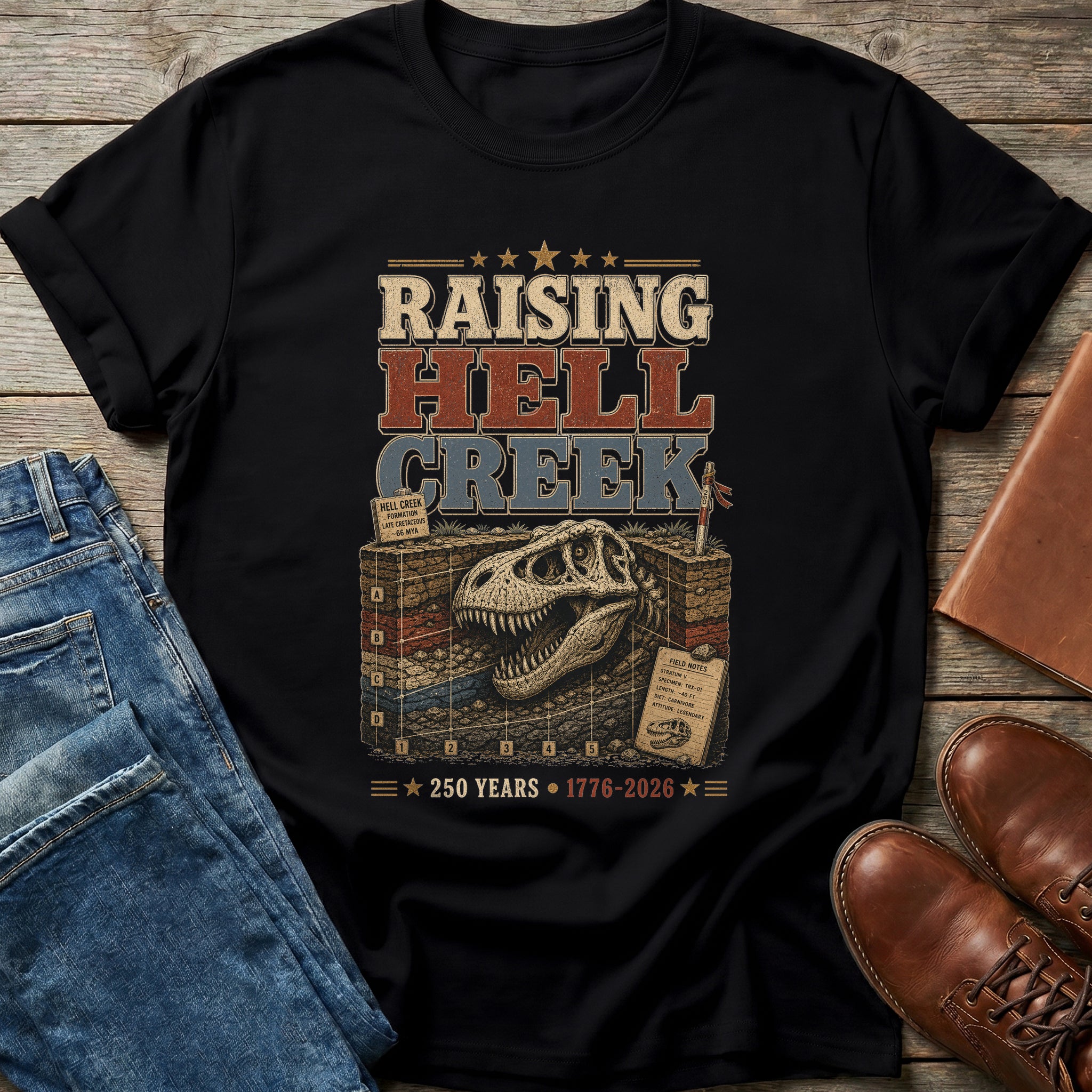 Hell Creek Excavation T Shirt