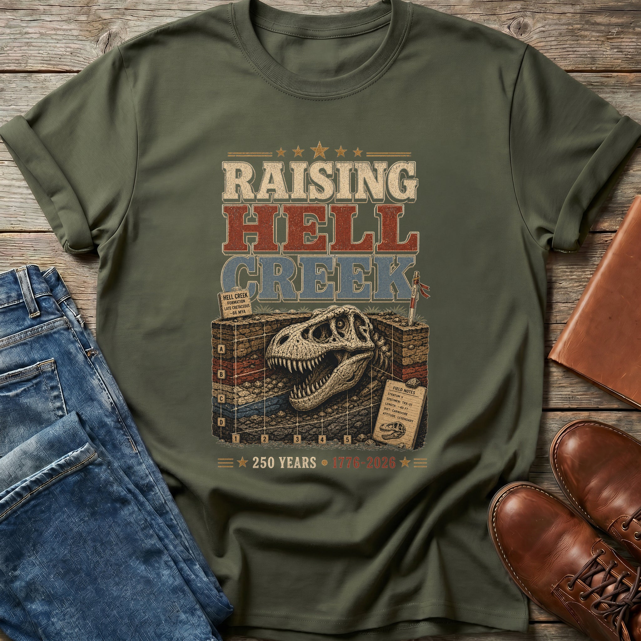 Hell Creek Excavation T Shirt