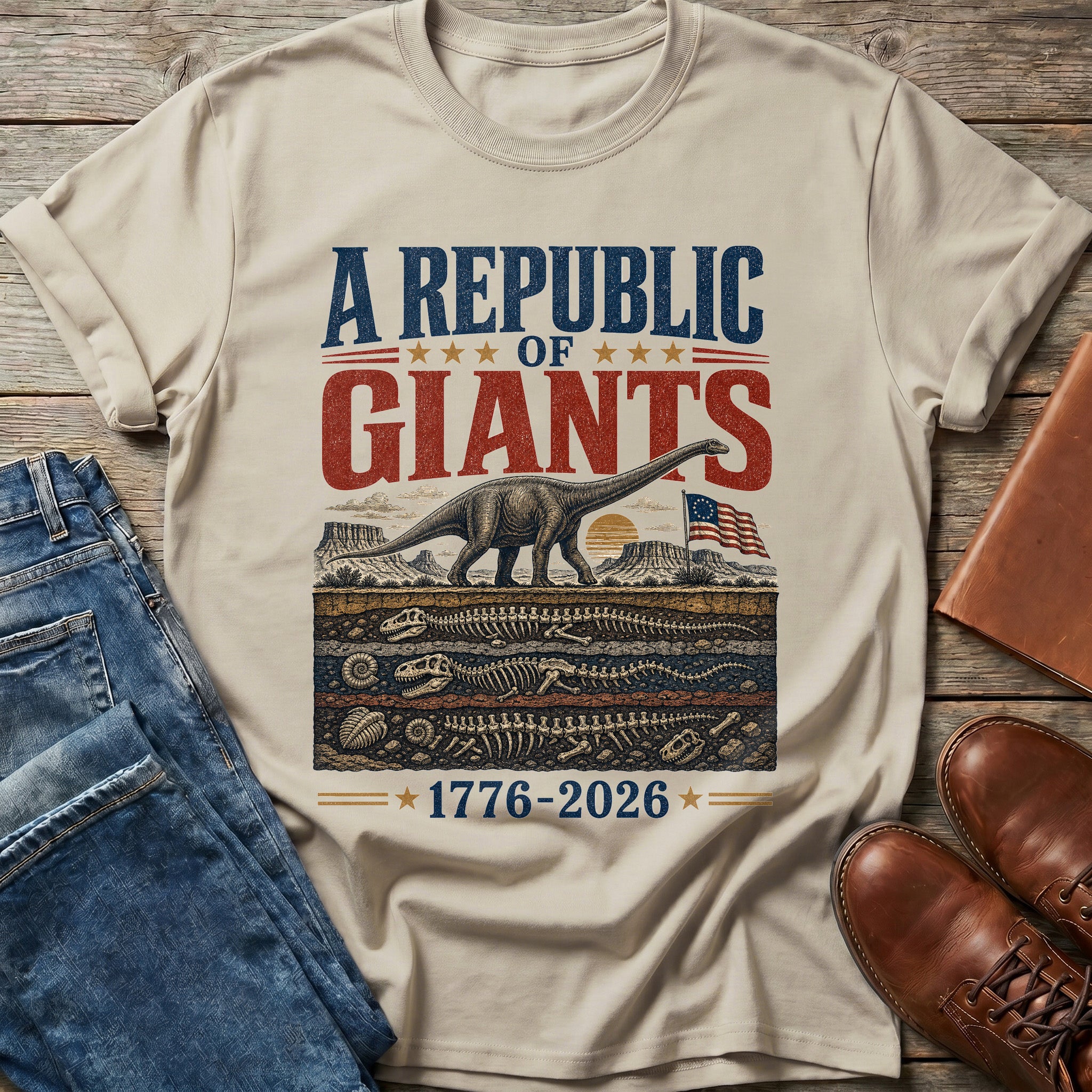 A Republic Of Giants 1776-2026 T Shirt